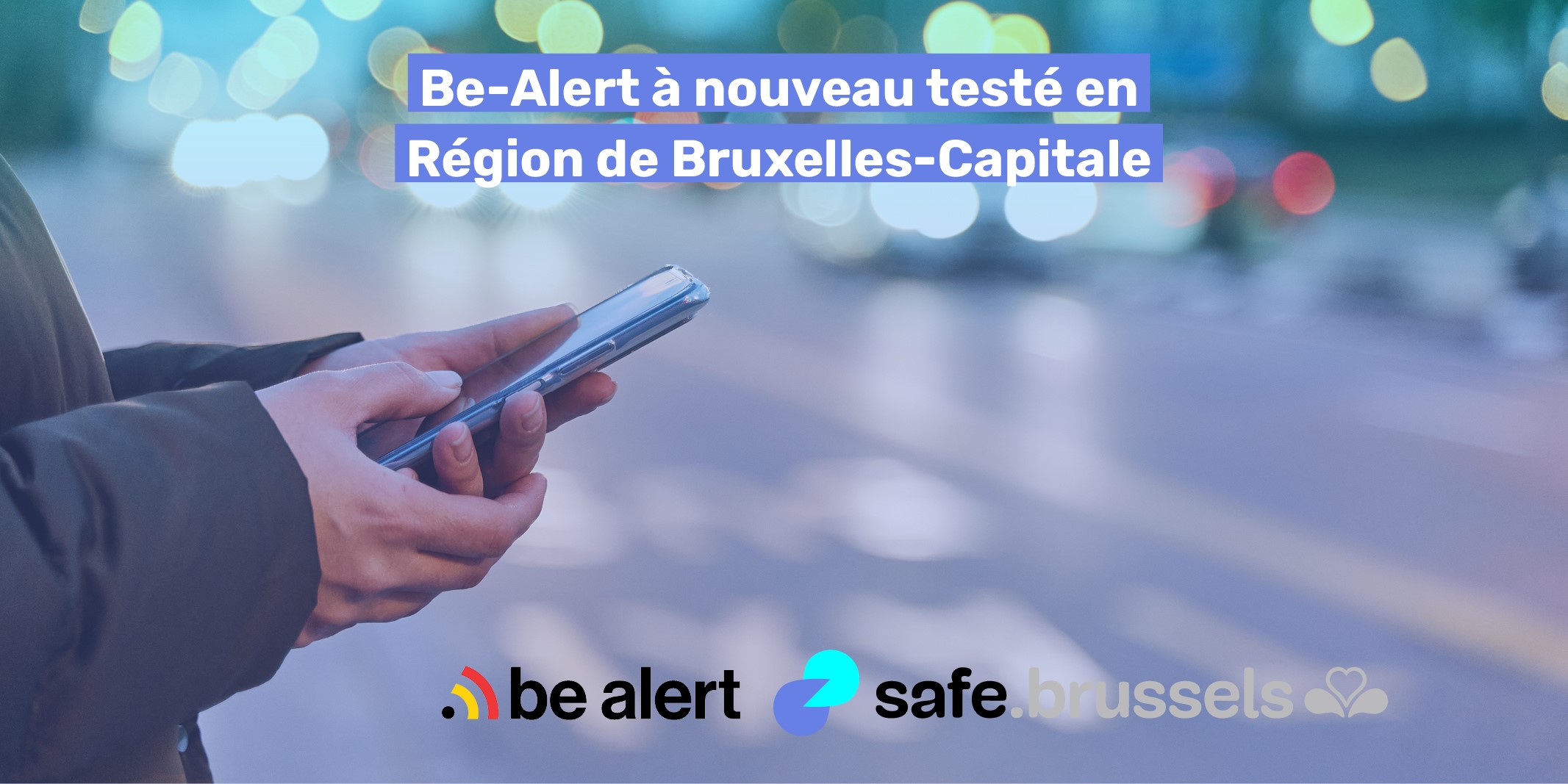 Test BE-Alert le 04/04 en Région de Bruxelles-Capitale
