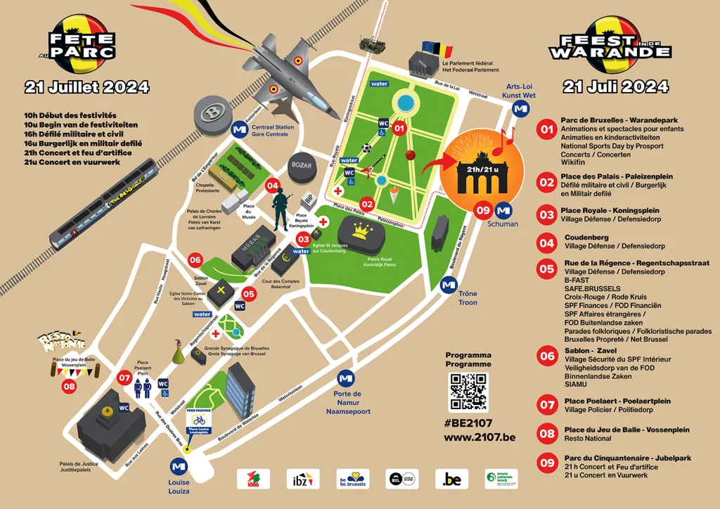 plan des activités du 21 juillet 2024